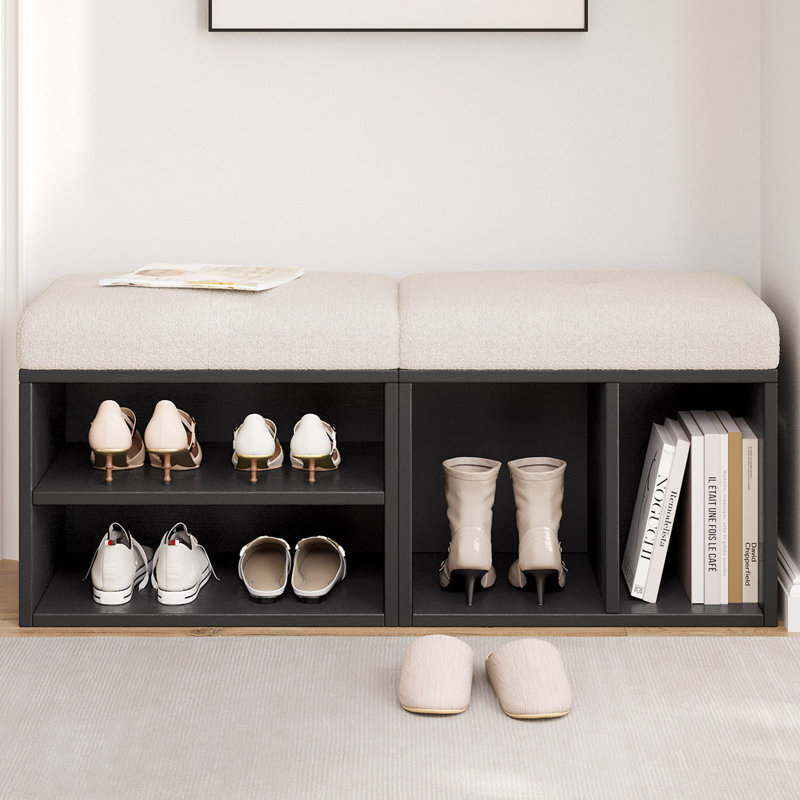 Polyester Upholstered Storage Bench