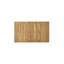 Table basse d'extérieur en bois d'acacia