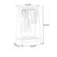Rolling Entryway Coat Rack