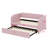 Velvet Upholstered Daybed With Pop Up Trundle-88244013