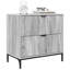 63.5cm W Manufactured Wood Bedside Table-1086627581