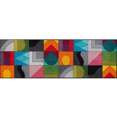 Momix Non-Slip Abstract Doormat