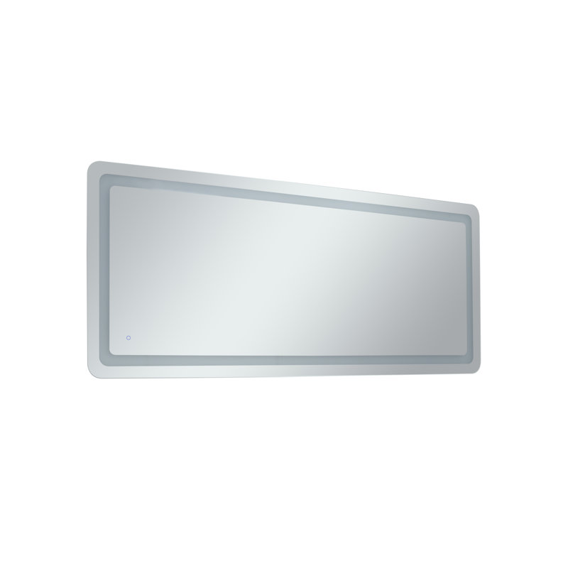 Miroir mural Juliane, Rectangle, 72 po x 30 po