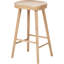 Adhitya Solid Wood Counter Stool