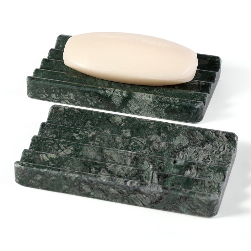 Plateau à savon en marbre naturel, Vert