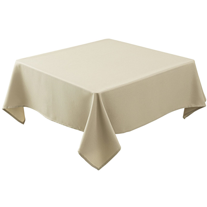 Nappes carrées en tissu texturé 70 po x 70 po, nappes naturelles résistantes à l'eau pour les repas, la cuisine, les mariages et les fêtes, lavable à la machine