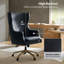Fauteuil de direction pivotant en cuir véritable Heeg-102291126