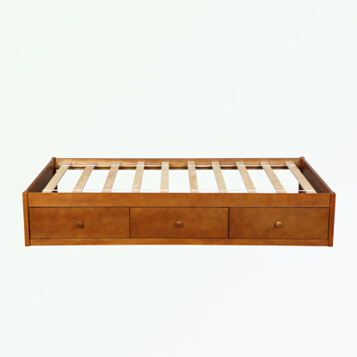 Kutsi 14.1" Solid Wood Platform Bed
