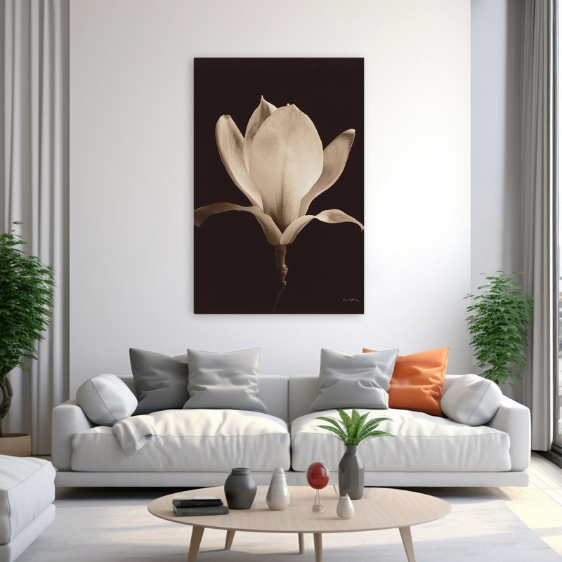Magnolia moderne et contemporain, H 60 po x l 40 po
