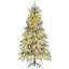 Arbre de Noël pré-éclairé enneigé-1862917081