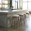 Tabouret de comptoir pivotant rembourré Oliviah-2064121767