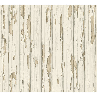 Rouleau de papier peint l 33 pi x l 21 po en bois Radabaugh
