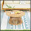 Table basse de patio en bois d'acacia
