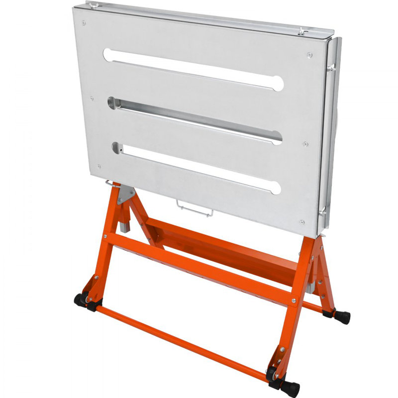 Table de soudage 30 po x 20 po, capacité de charge de 400 lb, table de travail en acier sur roulettes, banc de travail pliant avec trois fentes de 1,1 po, 3 angles d'inclinaison, hauteur réglable