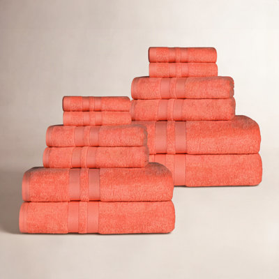 Quick-Drying Dobby Border Cotton Towel Set