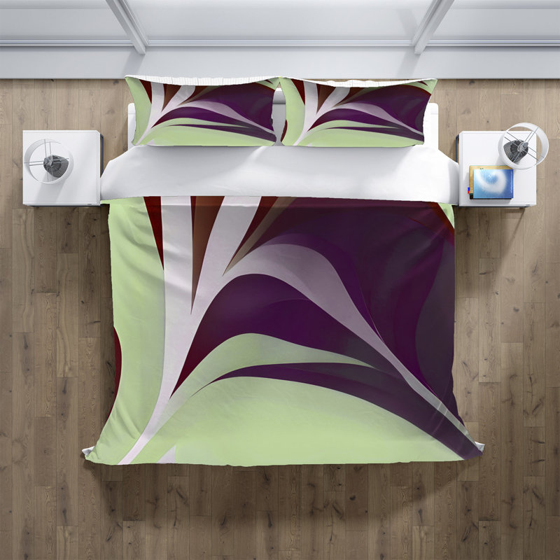 Abstract Duvet Cover, King Duvet Cover + 2 King Shams