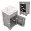 Armoire de salle de bain autoportante de 20 po avec support de rangement interne, porte à fermeture douce et tablette réglable-2066273057