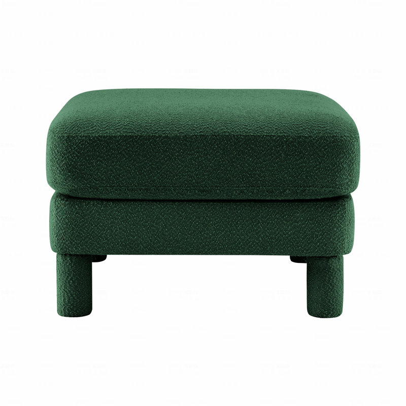 Repose-pieds rembourré en polyester, pour le salon, Vert