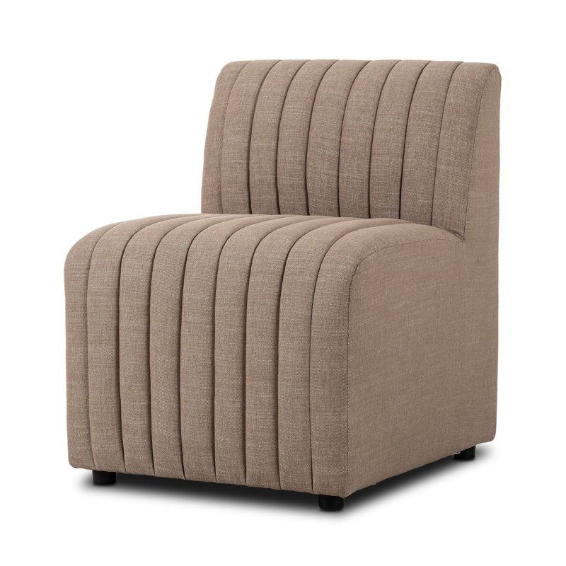 Grayson Upholstered Dining Chair, Crypton Nomad Taupe Polyester Blend