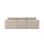  Canapé modulaire avec méridienne rembourrée en L Monroe, beige-785819191