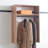 Devi Oak Wall Mounted Wood Closet System