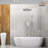 3 Function Wall Mount Complete Rainfall Shower System with 3 Setting Handheld and Tub Spout-64564553