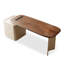 Bureau de luxe en bois massif clair-648208933