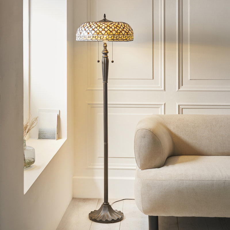 157cm Satin Traditional Floor Lamp