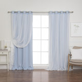 Yacine Polyester Blackout Single Curtain Panel Single Panel