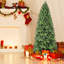Arbre de Noël de 7,5 pi avec 1599 pointes en PE + PVC - Arbre de Noël plein corps avec branches articulées, assemblage facile, support en métal stable, décoration de Noël classique-544332538