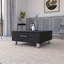 Table basse, quatre pieds, un tiroir