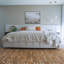 Breezeblock Geometric Area Rug in Straw-1487430557
