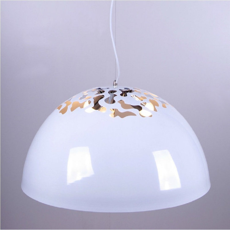 Bodnar 1 - Light Dome Pendant, White