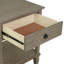Table de chevet Victoria gris récupéré-1489880561