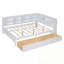 Lit de jour double avec 2 tiroirs, tablette de rangement et ports de chargement USB-1145215268