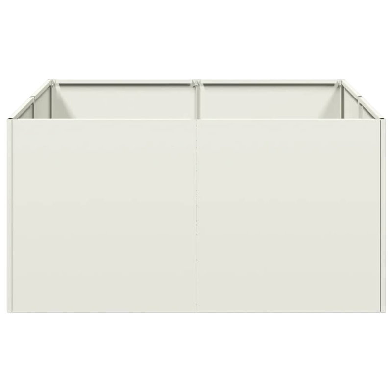 Planter 80X80x40 Cm Cold-Rolled Steel, White