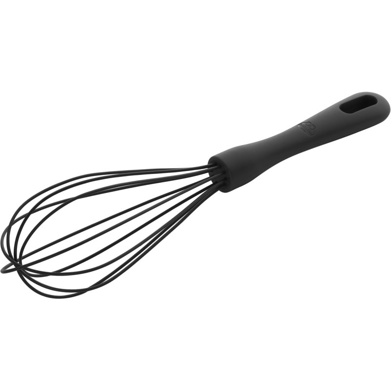 Rosso Whisk, 29 cm, Silicone, Black, 7.5" W x 15" L