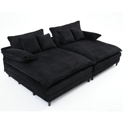  109" W Oversized Double Lounge Chaise