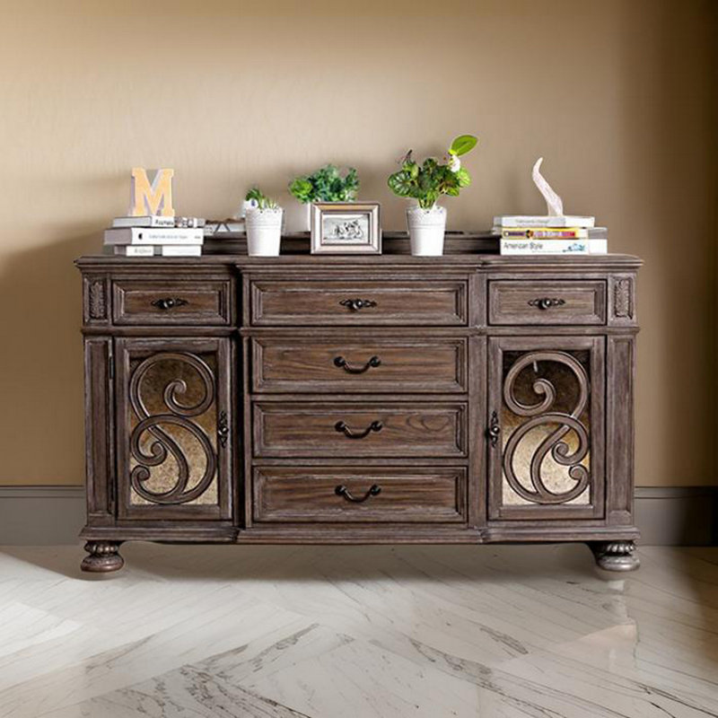 Surabaya 68 " W Sideboard, Rustic Natural/Rustic Natural