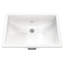 Lavabo de salle de bain encastré en porcelaine vitrifiée 20,6 pouces Cantrio PS-106