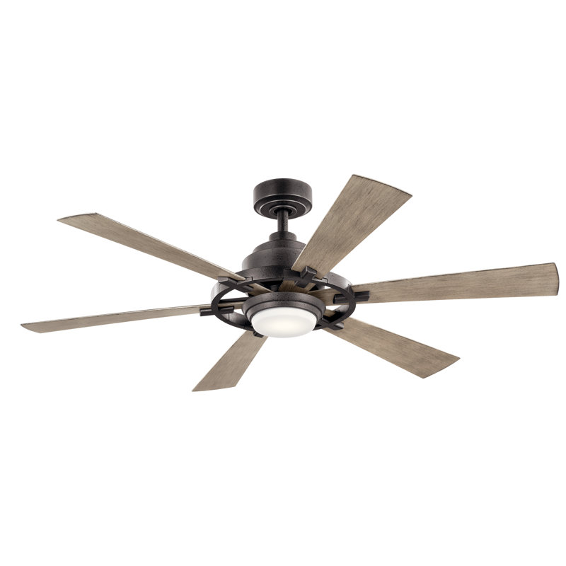 Iras 52'' Ceiling Fan with LED Lights, Iron
