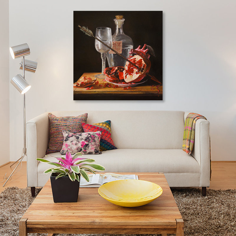 « love doucement tues i », impression sur toile, H 18 po x l 18 po x P 1,5 po, Toile tendue