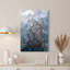 Toile vue aérienne de canaux tressés dans des tons bleus et bruns-133060336