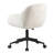 Emily Swivel Vanity Chair With Wheels, Soft Chenille Fabric Tufted Back, 360 Degree Spinning-106977007