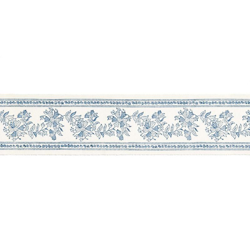 Pacifica Citra Block Print 100% Cotton Fabric, Blue