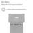 Concorde One Piece Square Toilet Dual Flush in Matte Gray 1.1/1.6 gpf-1988336514-1982268218