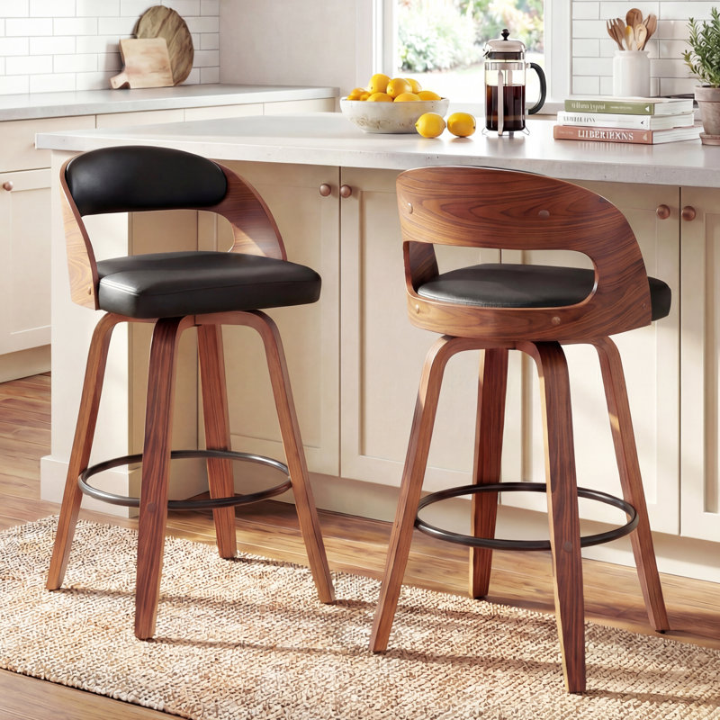 Tabouret de bar et tabouret de bar Artnagullian, Tabouret de comptoir (siège d'une hauteur de 25 p, Noir