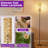 Farmhouse Floor Lamp With Hand-Worked Rattan Shade And Foot Switch