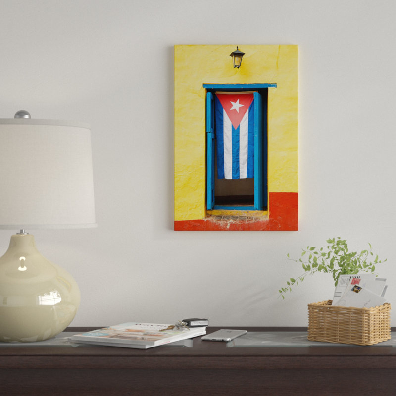 « cuba fuerte collection-cubain flag » par philippe hugonnard,, reproduction d’impression sur toile tendue, Toile tendue