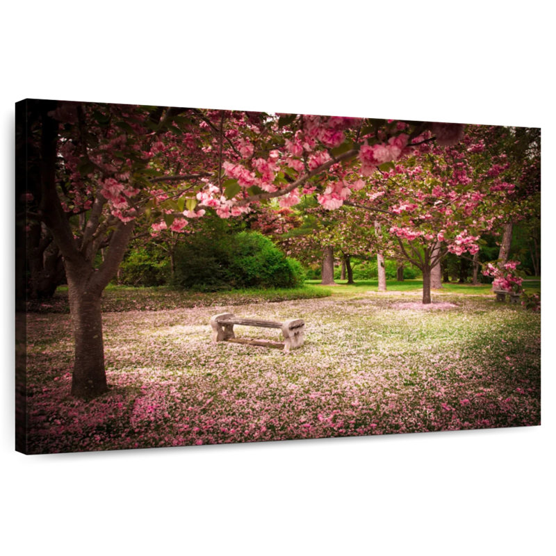 Banc de jardin Harnek Cherry Blossoms, H 34 po x l 51 po